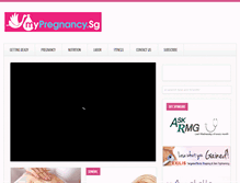 Tablet Screenshot of mypregnancy.sg